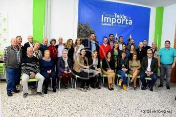 Asamblea de Nueva Canarias de esta tarde en Telde (foto Antonio Alí)